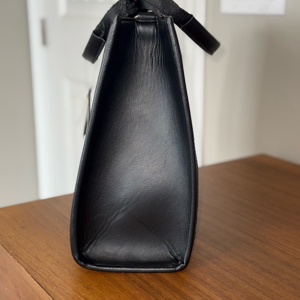 NWT Ed Hardy Jeweled Black Satchel with Floral Skull Design With Crossbody Strap - Picture 4 of 9